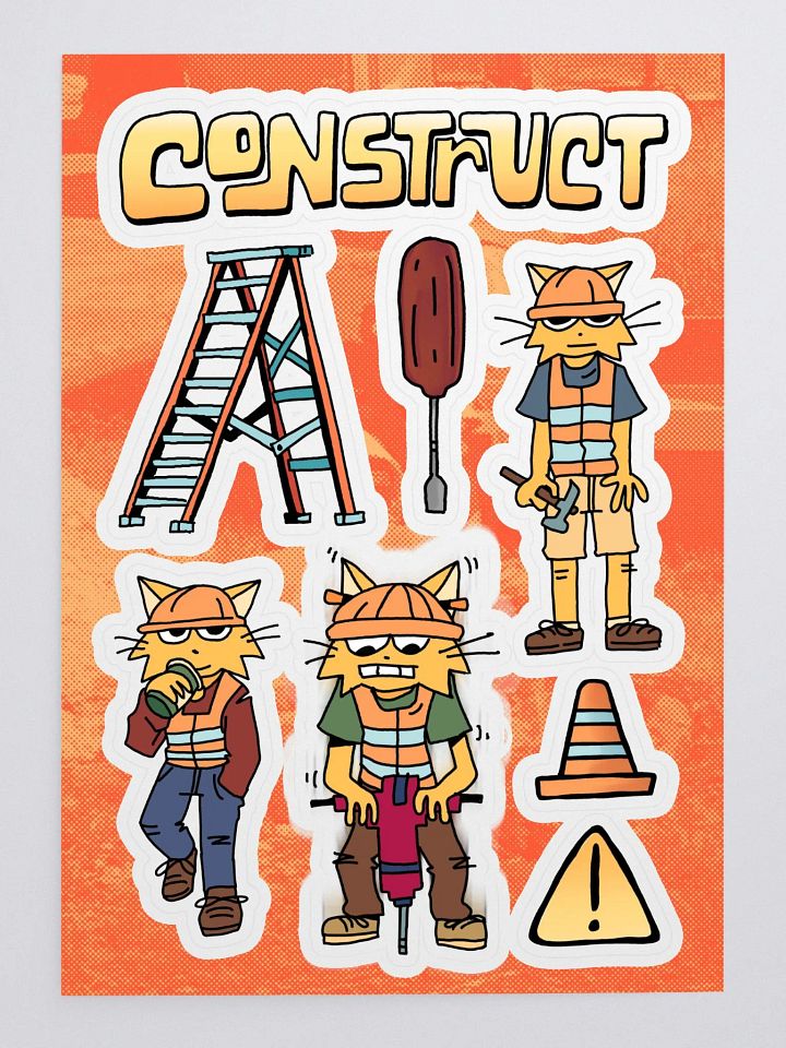 CONSTRUCTION Sticker Sheet product image (1)