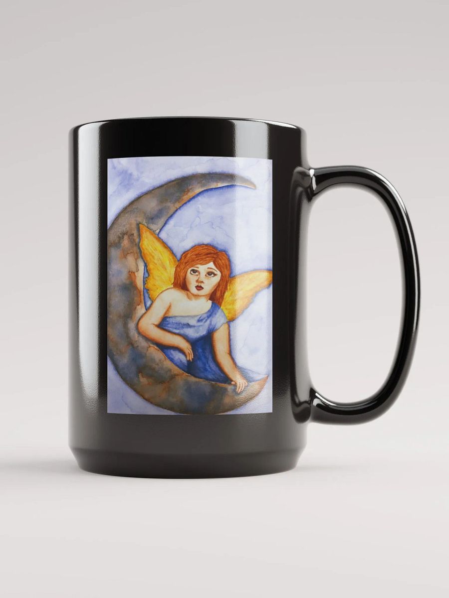 MOONWATCHER black glossy mug product image (5)