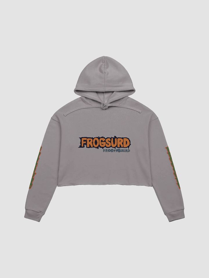 THE FROGSURD Bella+Canvas Fleece Crop Hoodie product image (7)