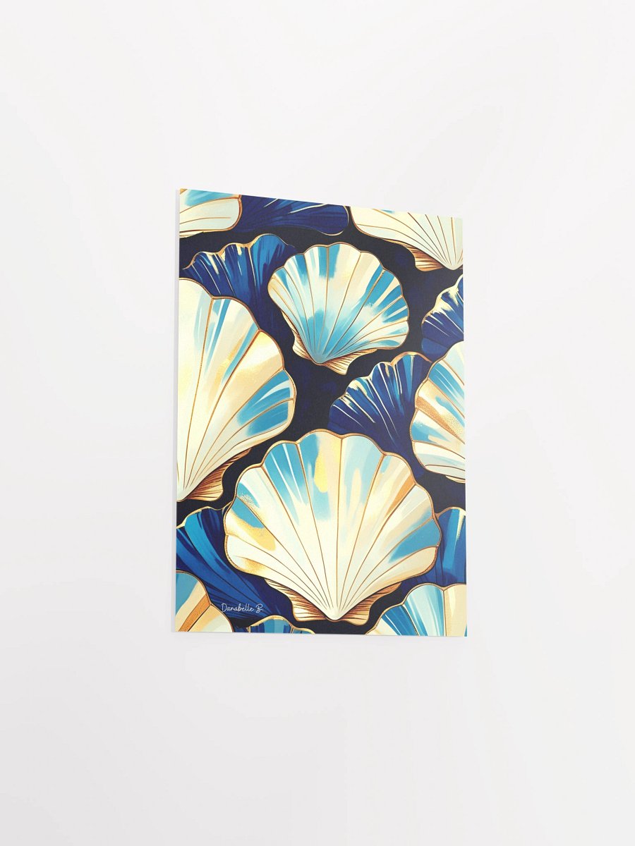 Poster artistique - Coquilles Saint-Jacques - 14 - Cadeau Déco Energie Vibratoire product image (5)