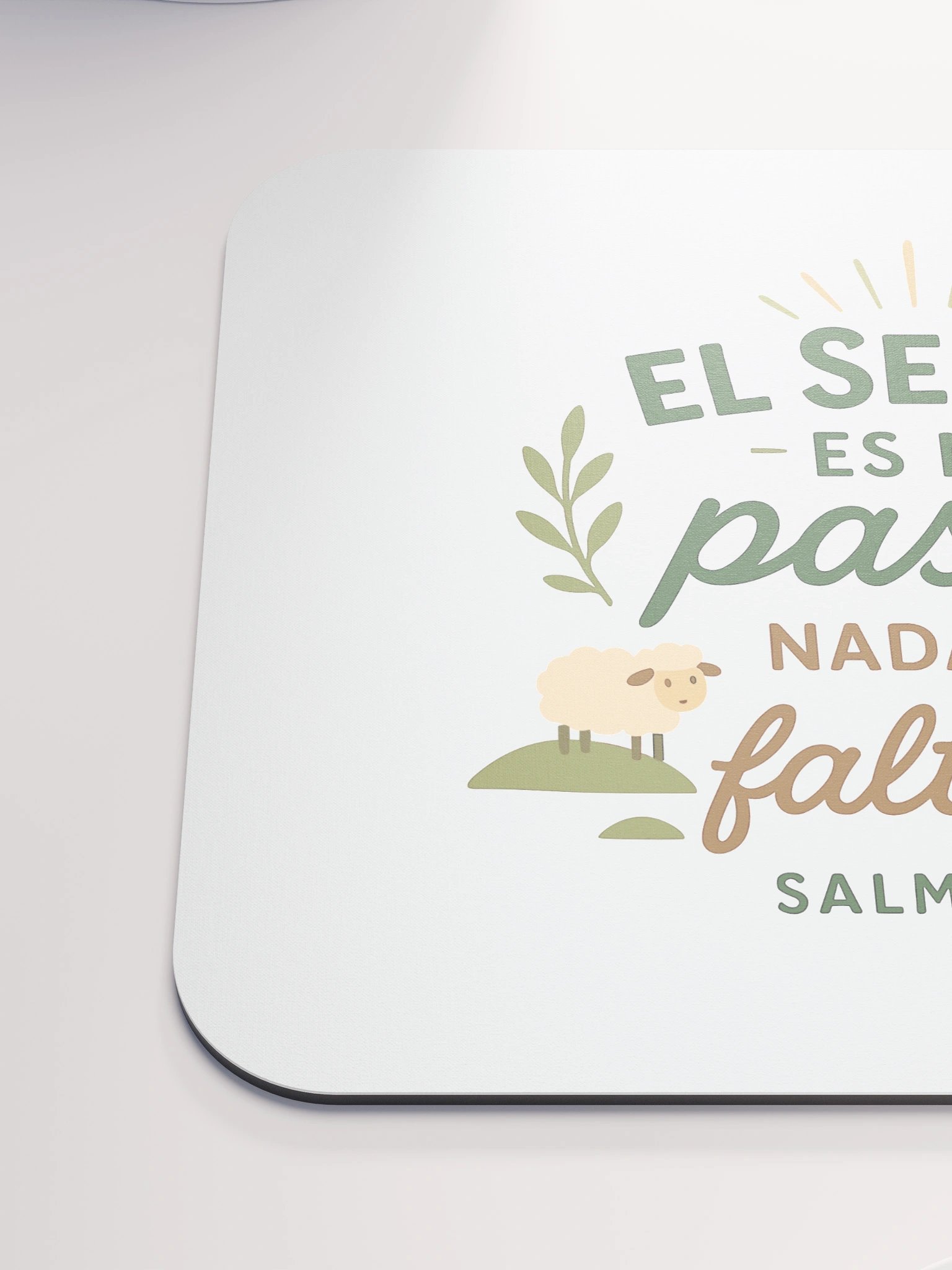 Faith Mouse Pad – “El Señor es mi Pastor” – Spanish Christian Design product image (6)