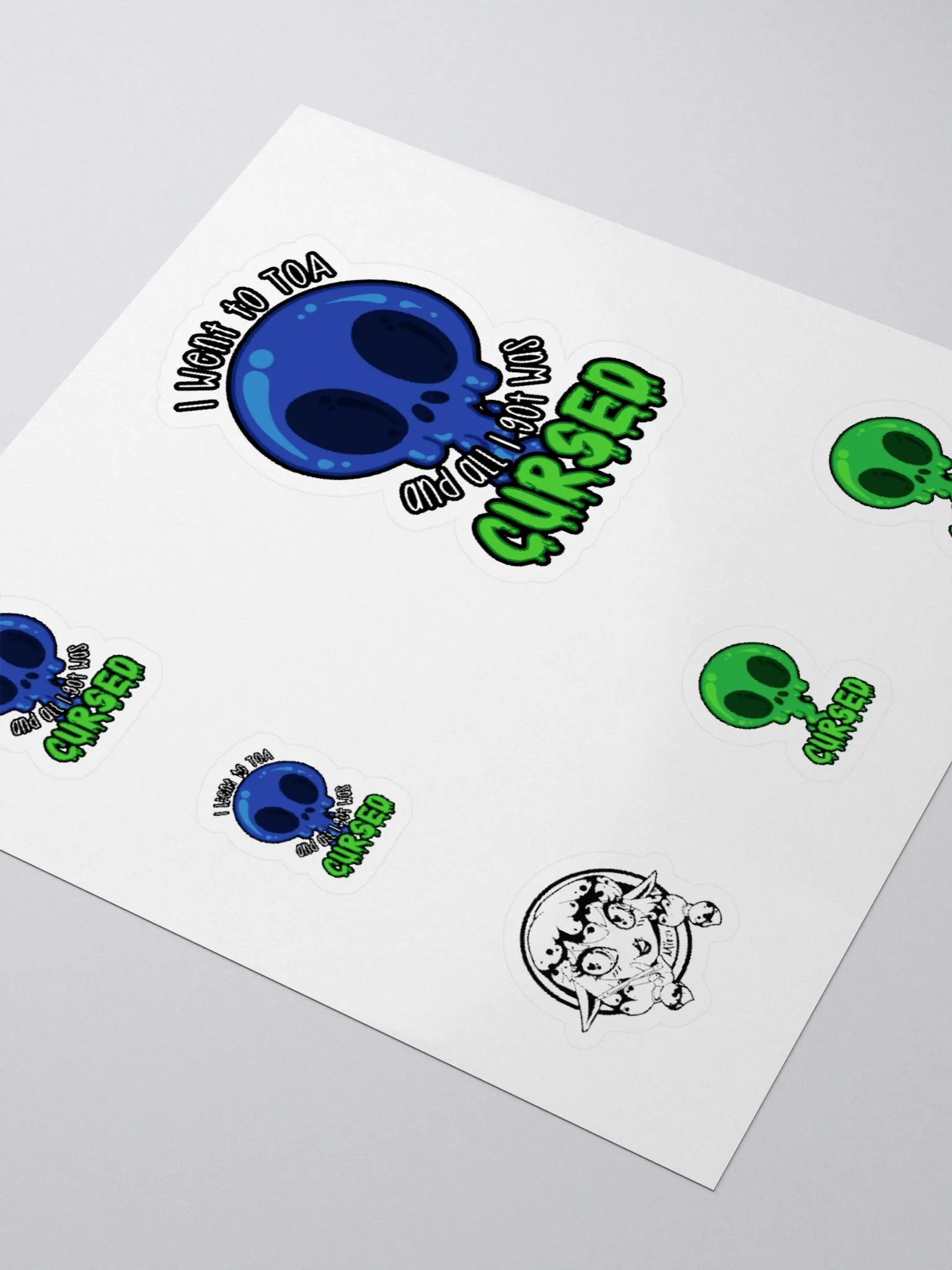 All I Got Was Cursed - Shaman - Sticker Sheet product image (3)