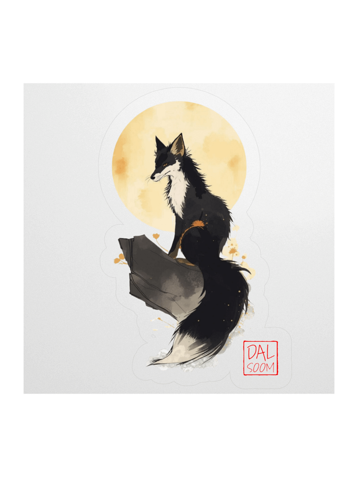 Moonlit Fox Kiss Cut Stickers product image (2)