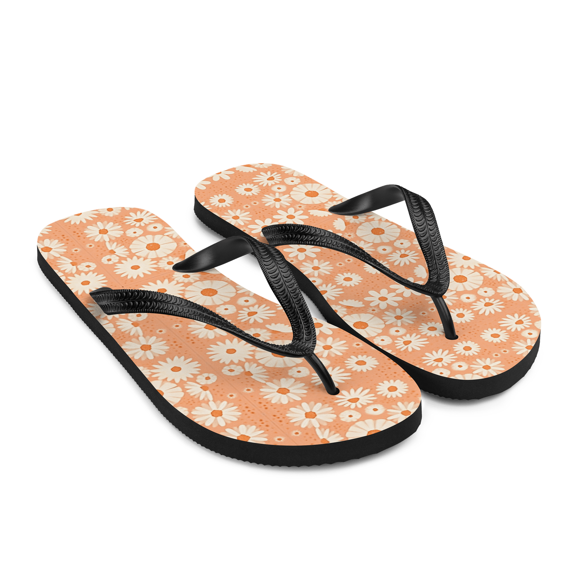 Daisy Seamless Patterned Flip-flops product image (7)