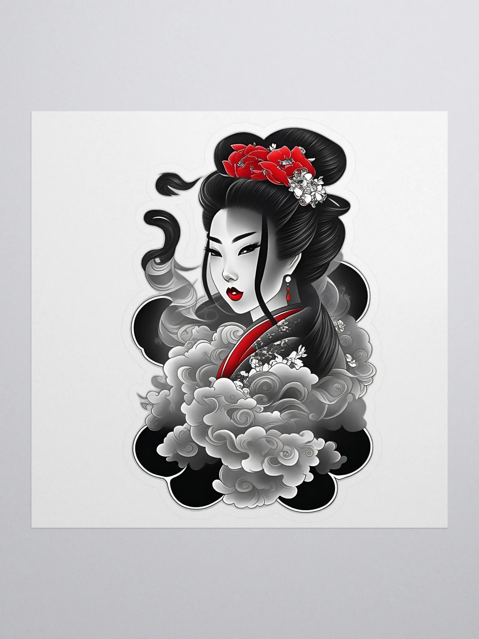 Geisha Girl Sticker product image (1)