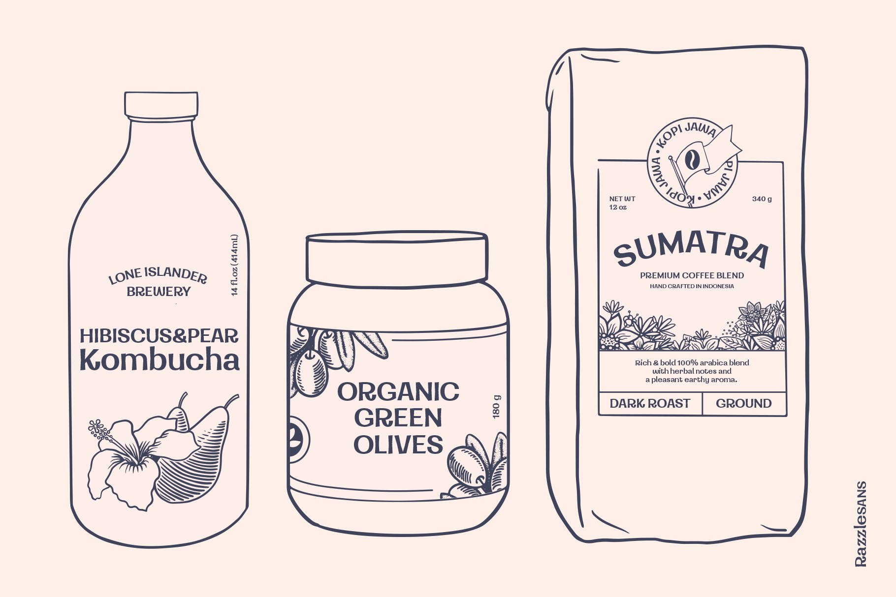 Razzle Sans | A Whimsical Sans Serif product image (4)