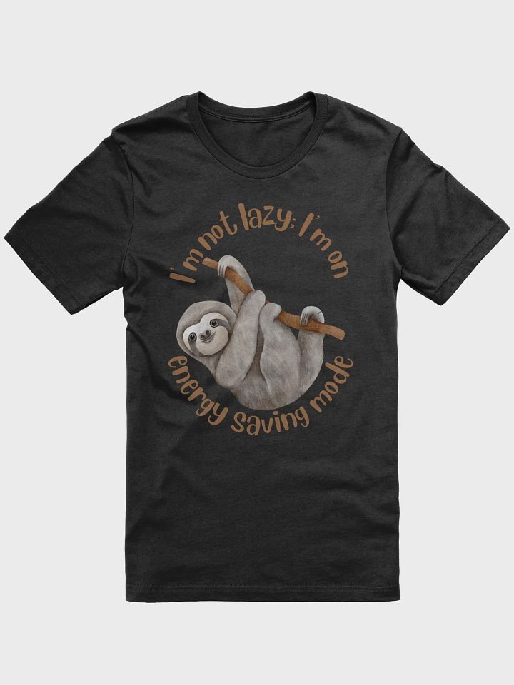 Energy-Saving Sloth Graphic Tee product image (1)