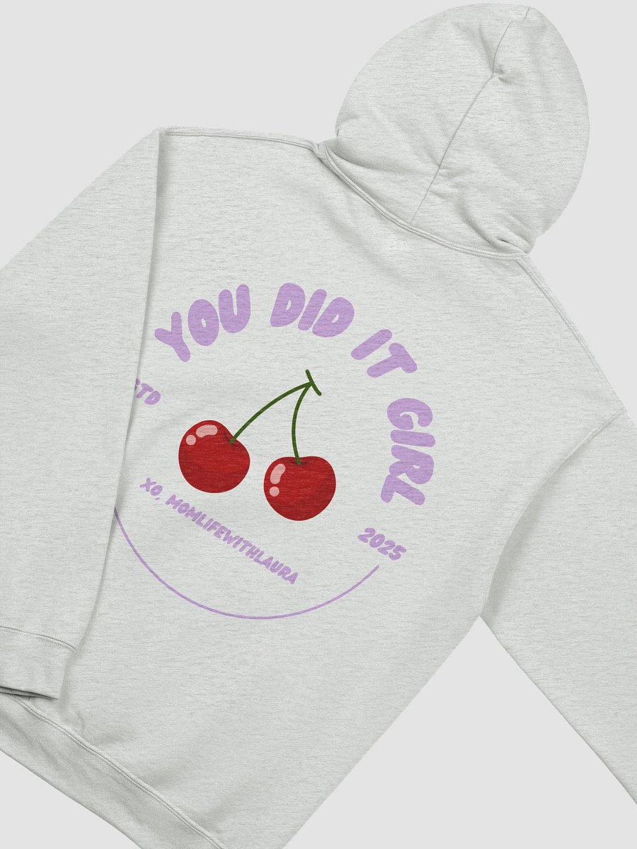 You Did it Girl Cherries Hoodie - Lilac/Grey product image (4)