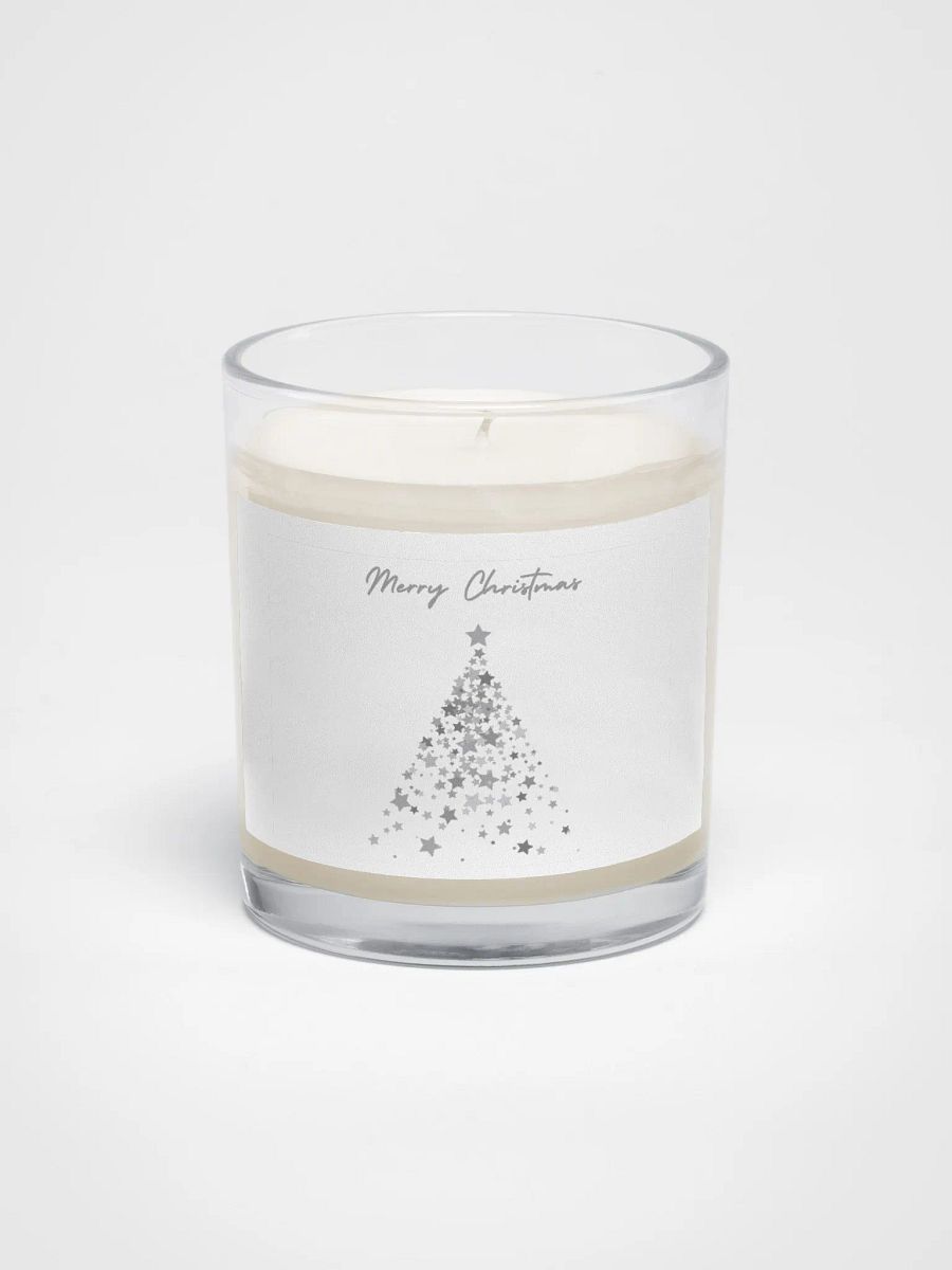 Silver Star Christmas Tree Candle product image (1)