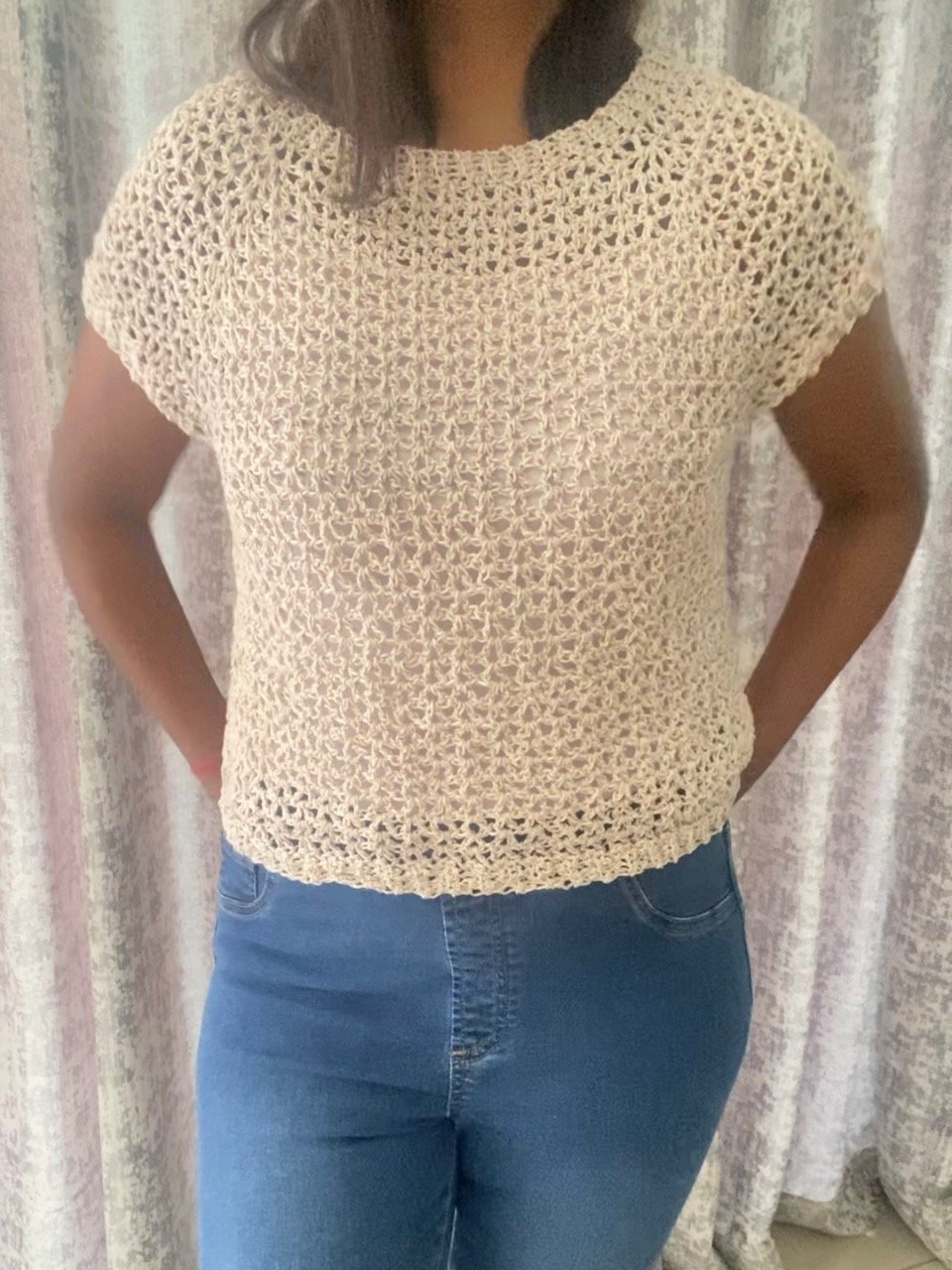 Crochet V Stitch Sweater or Top Written Pattern product image (4)