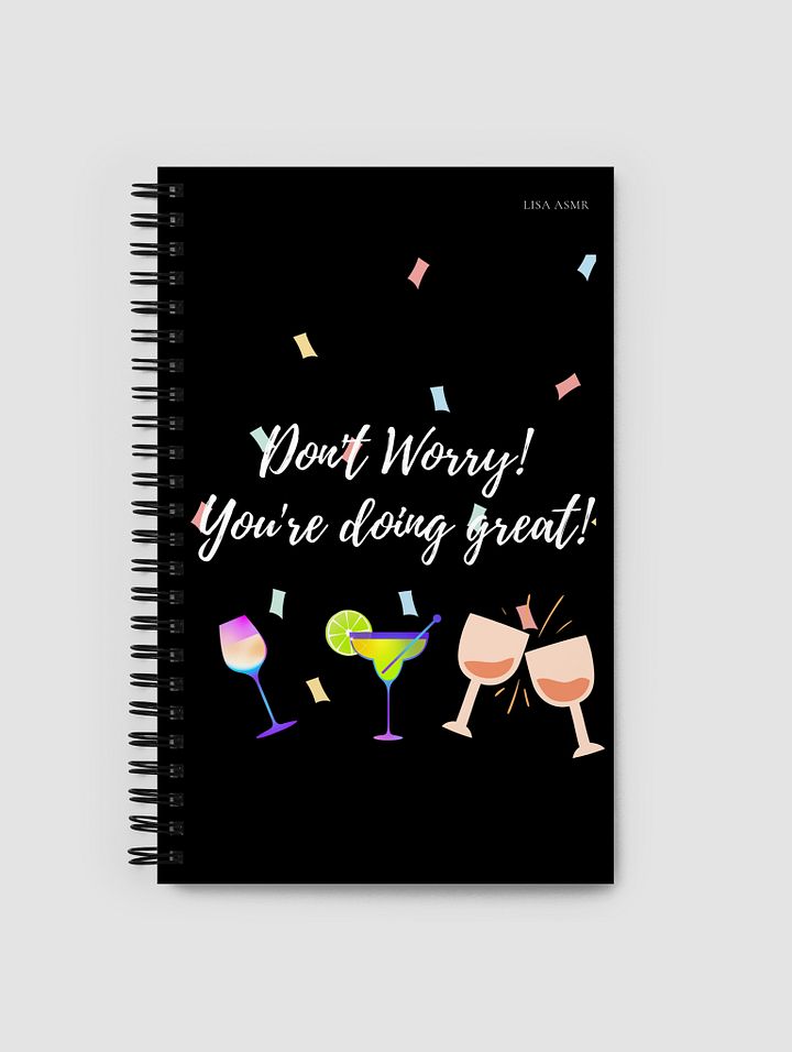 LISA ASMR - Don't Worry! Spiral Notebook product image (1)