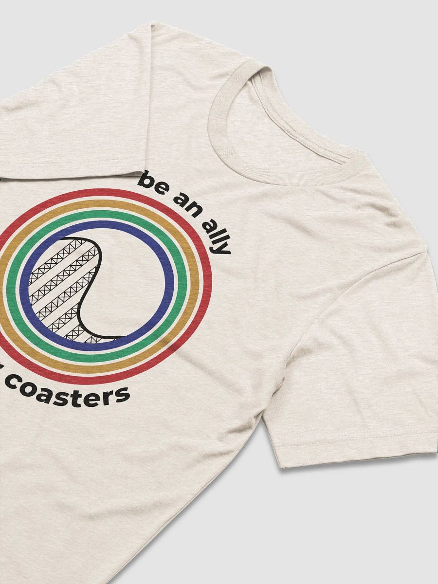 Be an Ally, Ride Rollercoasters (Light - Tri-Blend) product image (3)