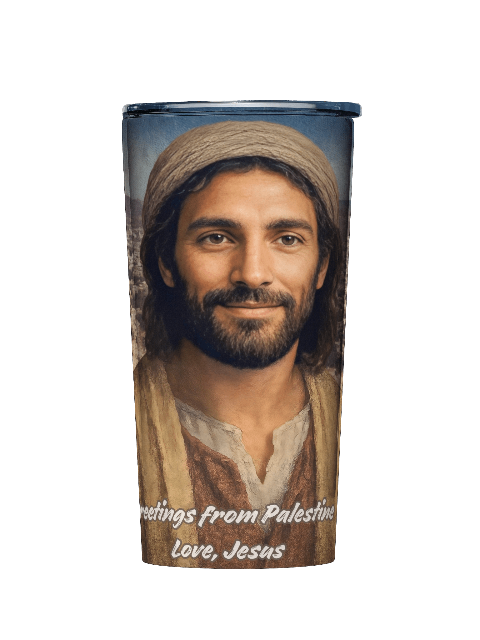 "Jesus in Palestine" Premium Tumbler product image (1)