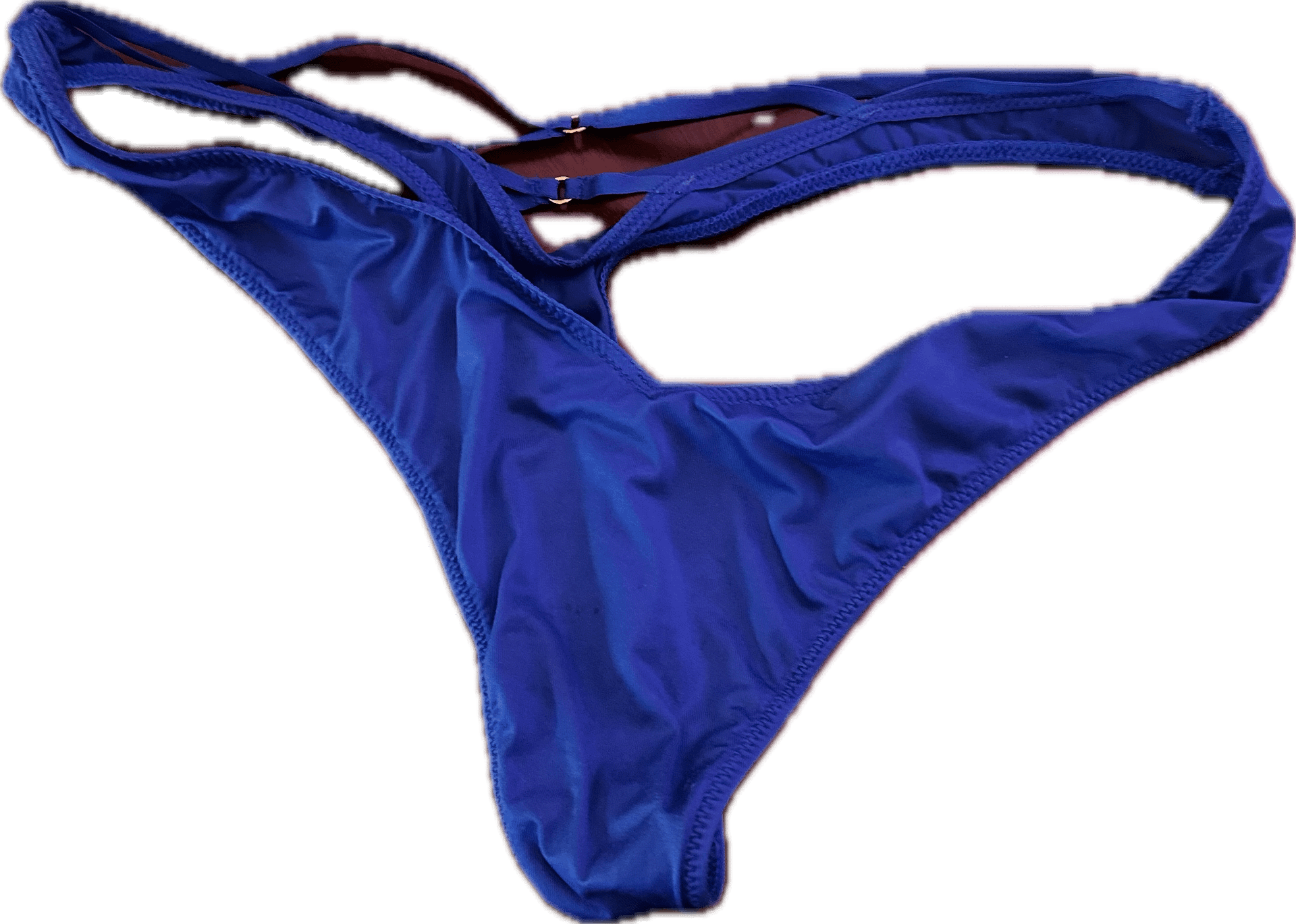 Blue thong panties product image (1)