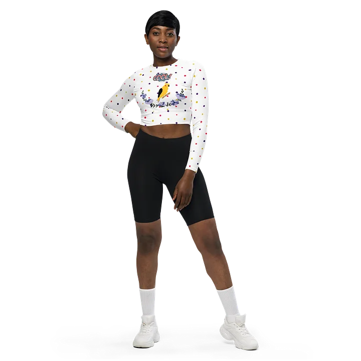 Cool Bird Skate All-Over Crop Top product image (1)