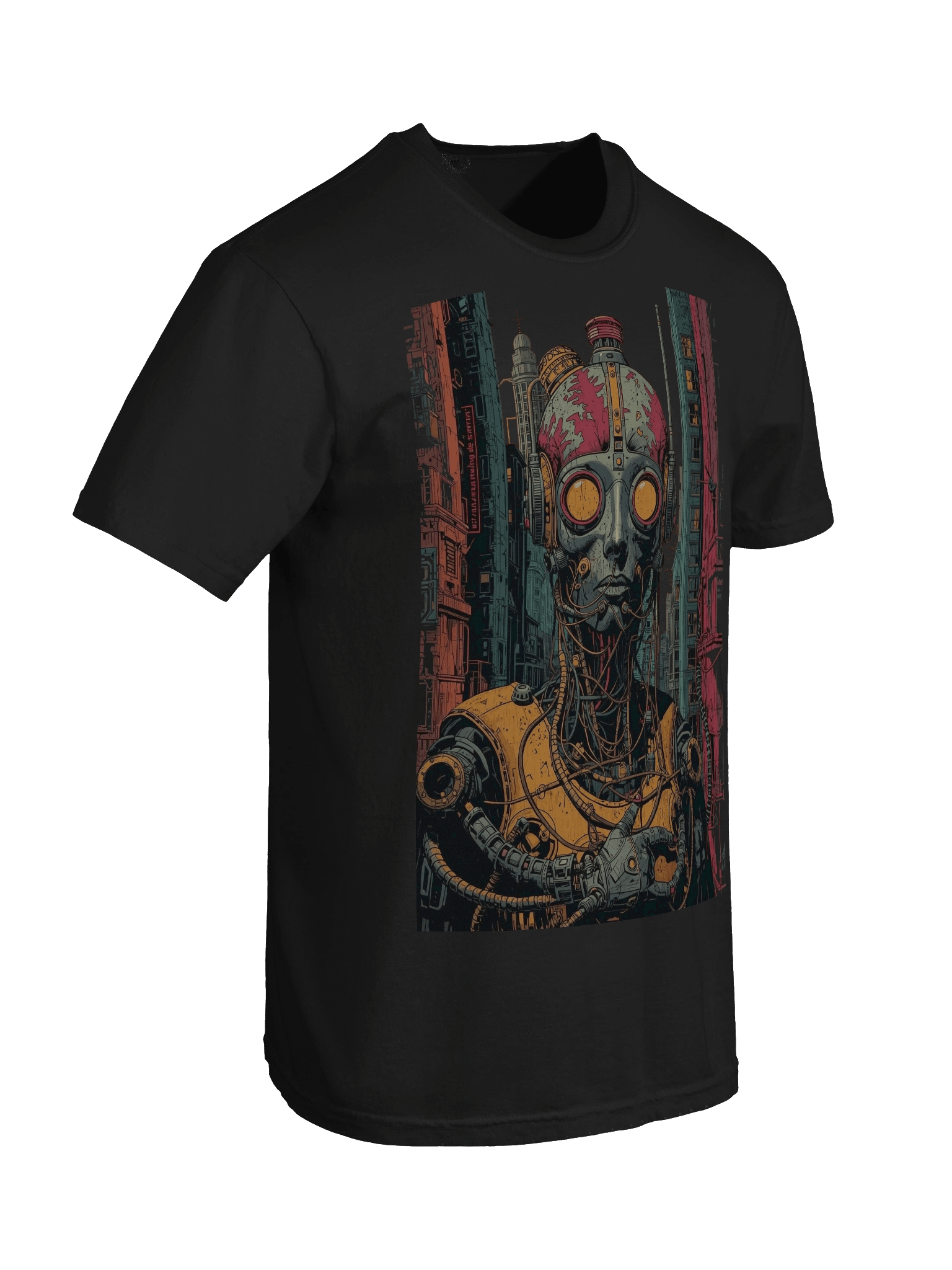 Dystopian Cyborg Punk Heavyweight T-Shirt product image (8)