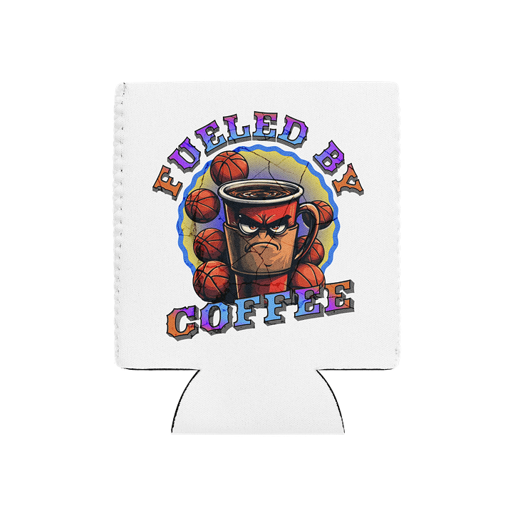 Fueled By Coffee Basketball Can Cooler product image (2)