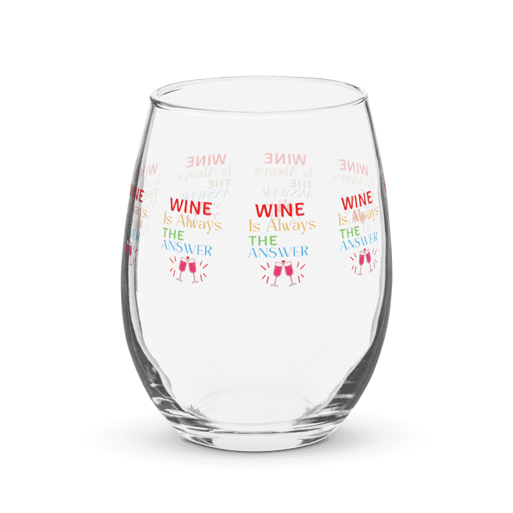 Wine is Always the Answer Stemless Wine Glass product image (2)