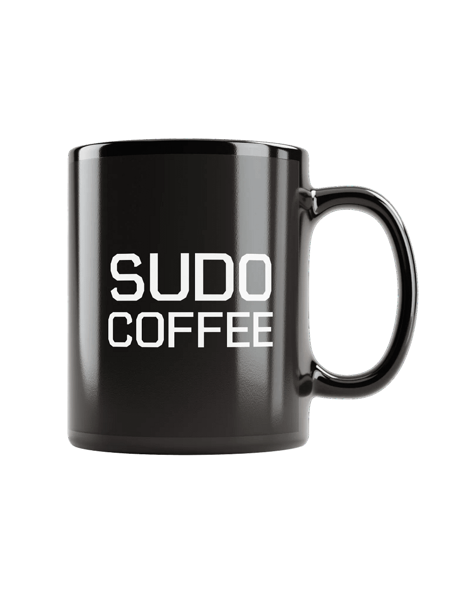 Sudo Coffee Black Mug product image (1)