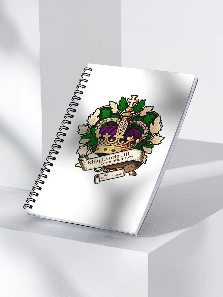 King Charles III Coronation Spiral Notepad product image (4)