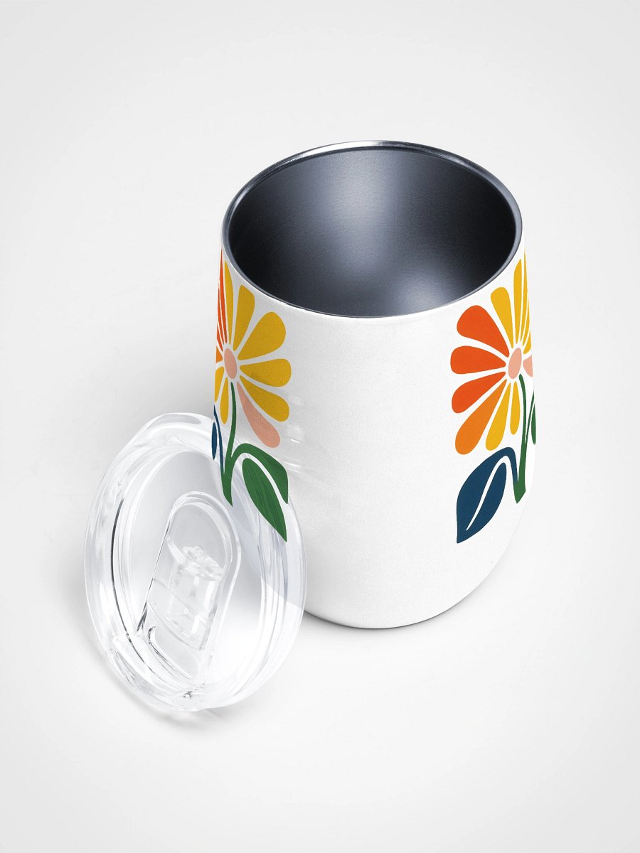 Sunset Blooms Wine Tumbler product image (3)