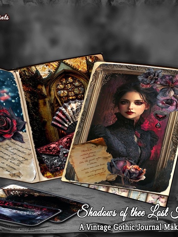 Shadows of the Lost Heart Journal+Ephemera Jumbo Kit Digital Download product image (4)