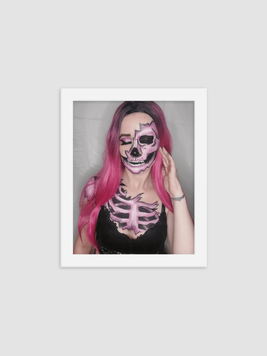 Pink Skeleton - Framed High-Quality Matte Poster product image (2)
