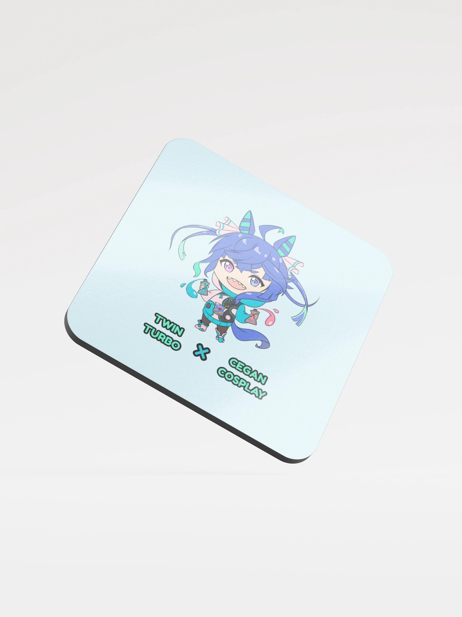 Twin Turbo x CeganCosplay Coaster product image (1)