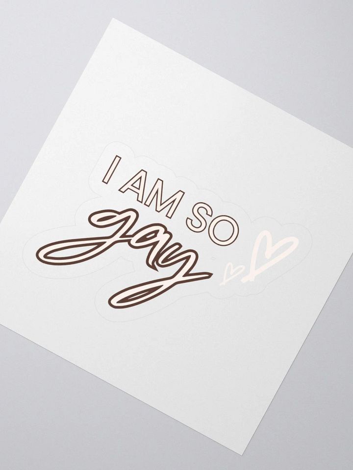 I am so gay sticker product image (2)