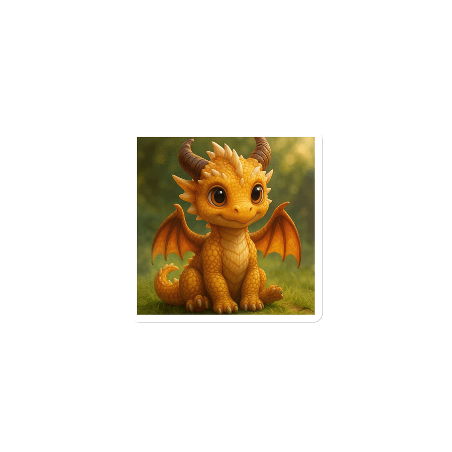 🧲 Glitter & Growl – Dragon Magnet by Lelonelilia 🔥🐉 product image (1)