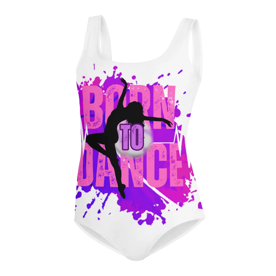 Born to Dance Her Silhouette Rhythmic Reverie Youth Swimsuit product image (7)