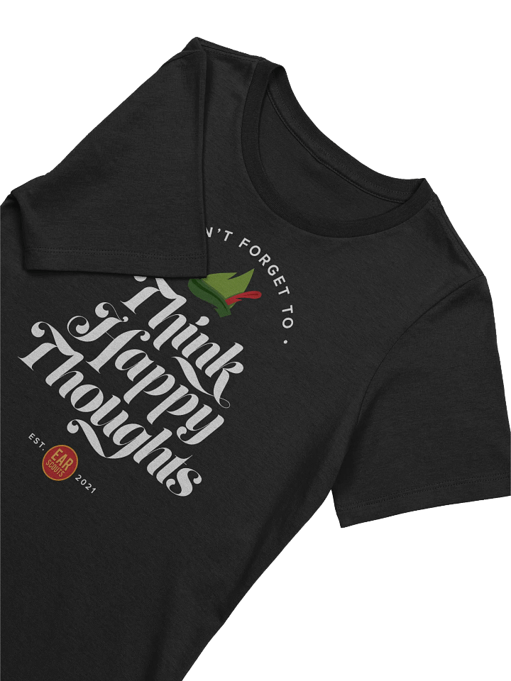 Women's Happy Thoughts Tee (Black) product image (2)