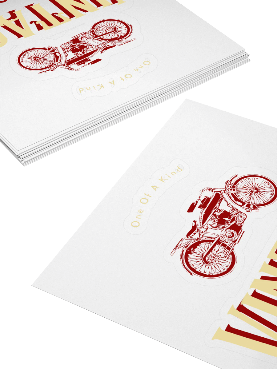Vintage Motorcycle Kiss Cut Sticker product image (4)