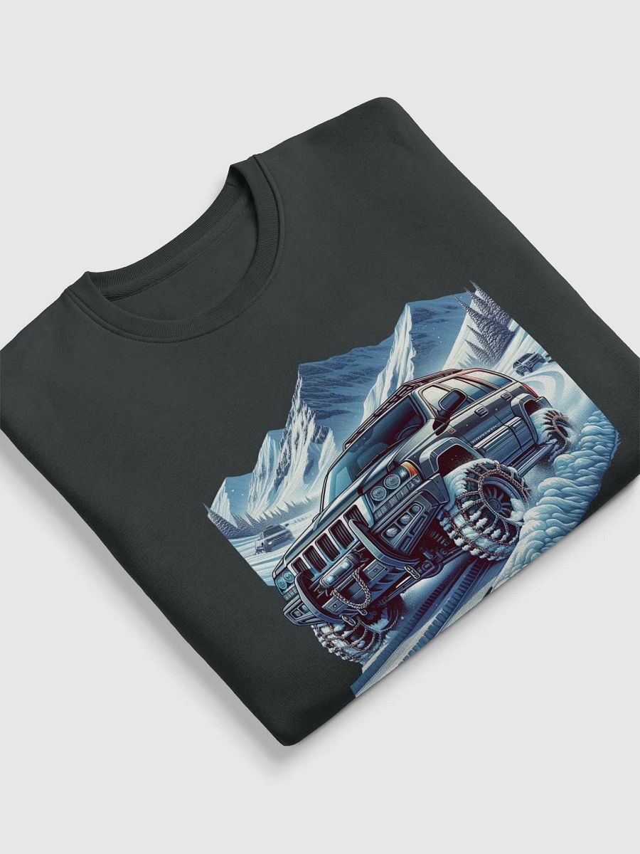 The Snowy Adventure Car Unisex Eco Sweatshirt product image (4)