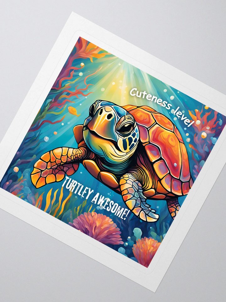 Turtley Awesome Underwater Adventure Sticker product image (2)