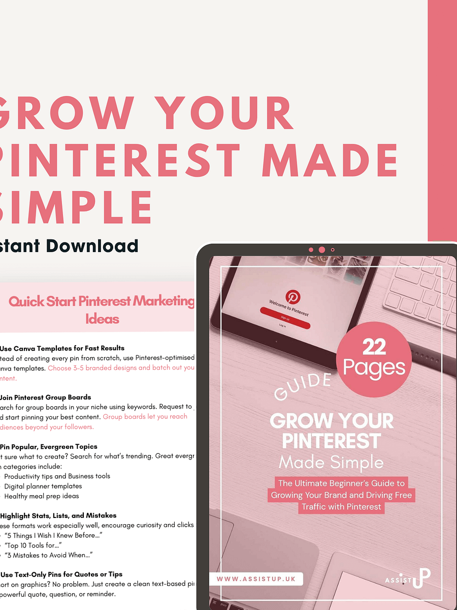 Grow your Pinterest made simple product image (2)