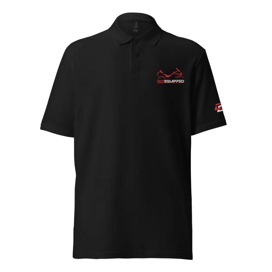 DCT Shadow Wing Polo Shirt Black/Red product image (1)