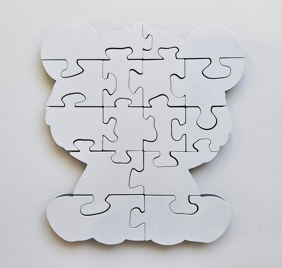 Panda 3D Printed Jigsaw Puzzle – A Bamboo-Loving Adventure in Every Piece! product image (3)