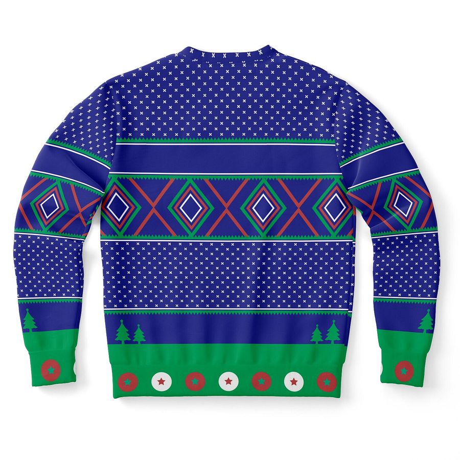 Fishmas Christmas Sweater | Funny Fishing Holiday Sweatshirt | Angler Winter Party Outfit | Fisherman Christmas Gift product image (10)