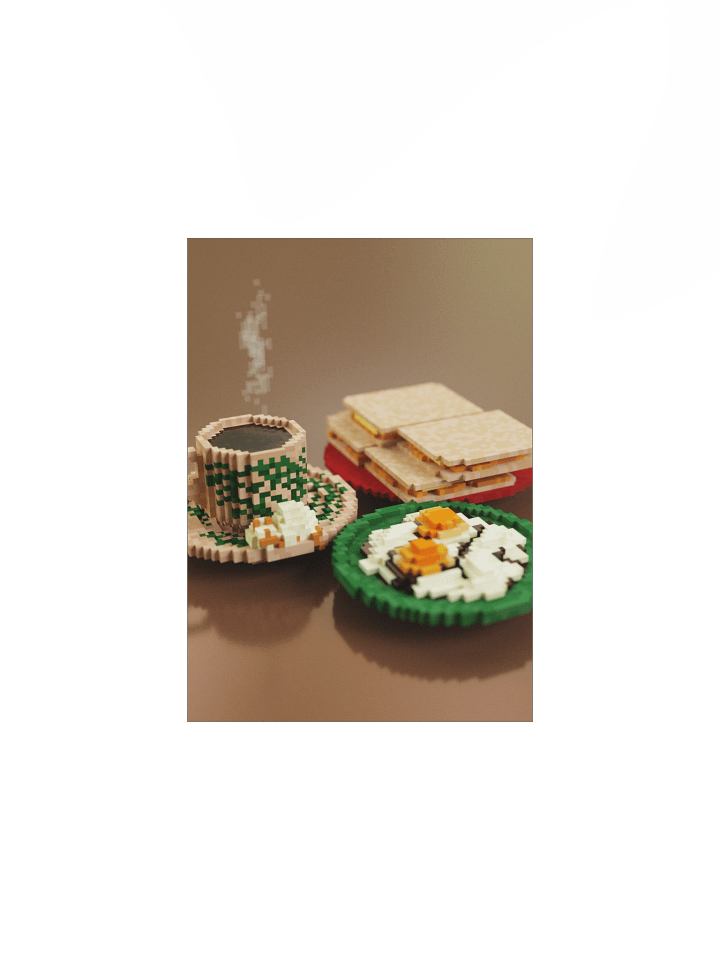 Nostalgic mornings 🌙 art print product image (2)