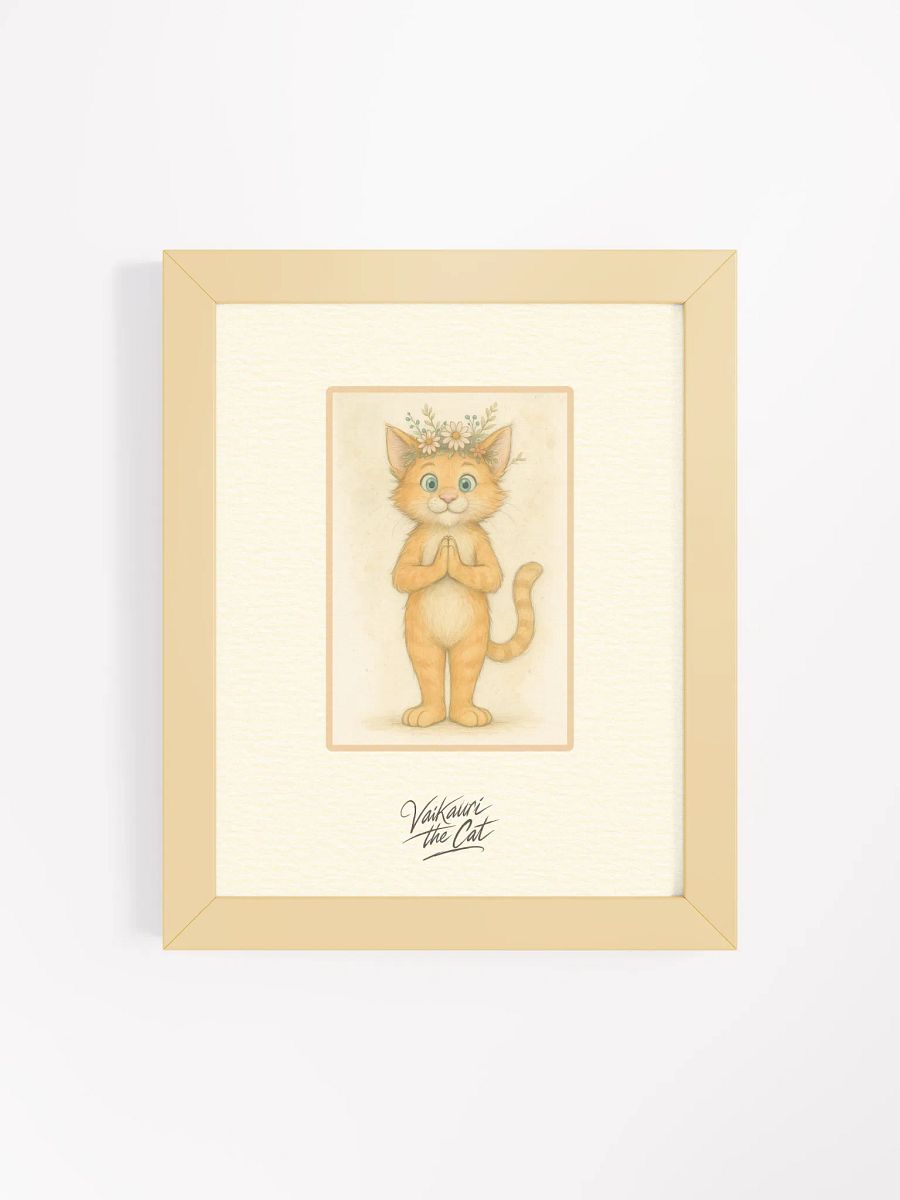 Vaikauri the Cat - Framed Artprint product image (7)