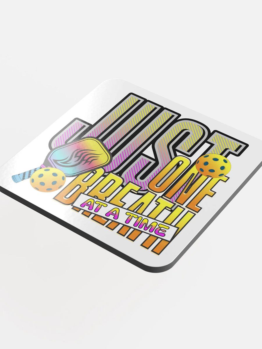Just One Breath At A Time Pickleball Coaster product image (4)