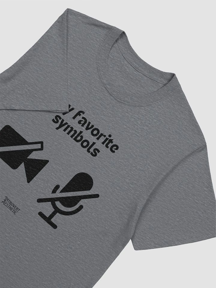 Favorite Symbols Comfort T-Shirt product image (2)