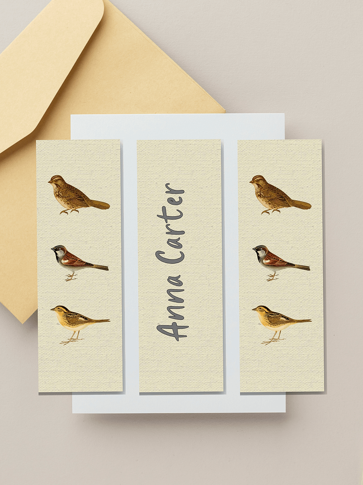Sparrow Bookmark product image (2)