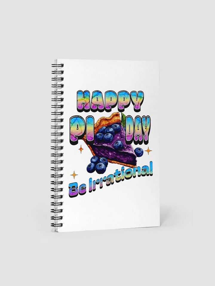Happy Pi Day Be Irrational Rainbow Delight Spiral Notebook product image (2)