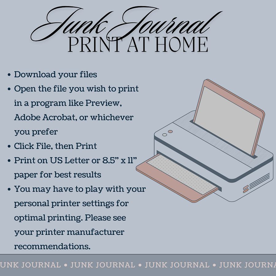 Blueberry Lemon Hibiscus - Printable Ephemera Set 1 V9 product image (6)