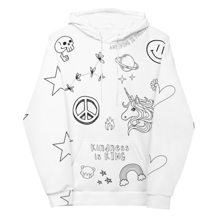 ADULT Hoodie - White product image (1)
