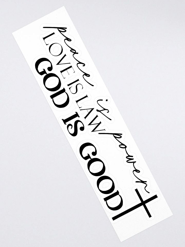 Peace is Power Sticker product image (2)