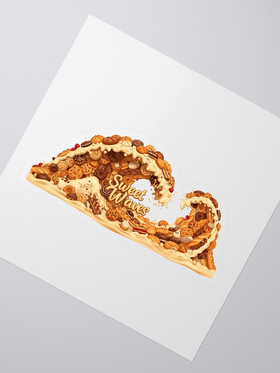 Sweet Treats Typography Kiss Cut Stickers product image (2)