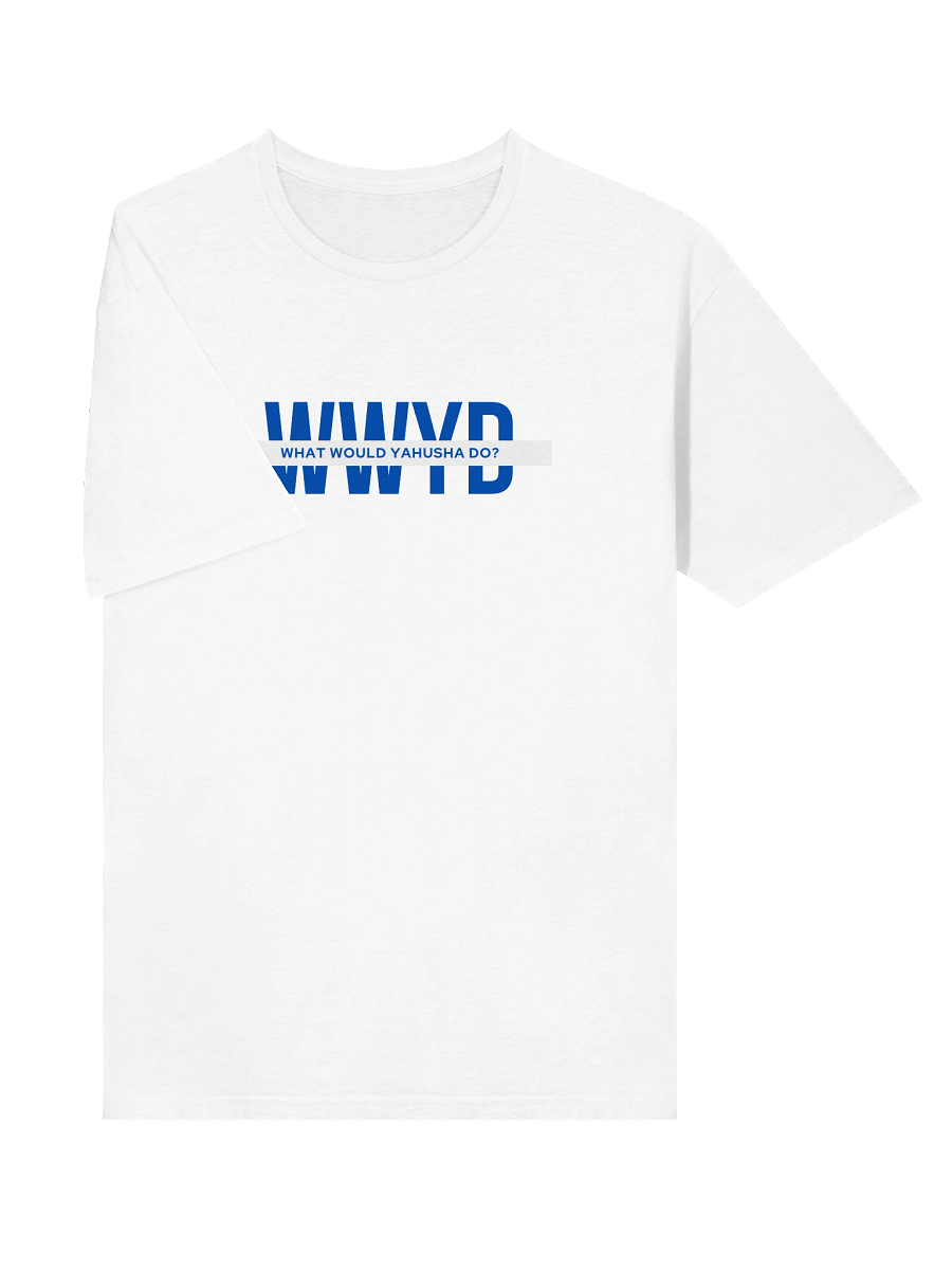 WWYD Blue Ink White T-Shirt product image (5)